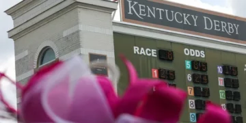 Kentucky Derby 2022: Long-shot Rich Strike crosses finish line
