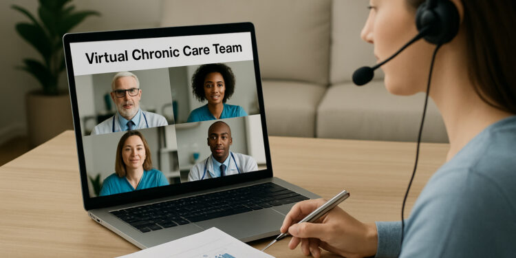 Virtual Chronic Care Teams: Coordinated Treatment Entirely Through Remote Staff