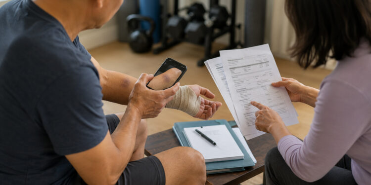 What Your Health Plan Covers After a Home Gym Injury